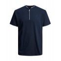 JACK & JONES Spring Polo M. lynlås - New Navy