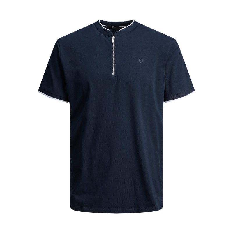 JACK & JONES Spring Polo M. lynlås - New Navy