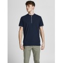 JACK & JONES Spring Polo M. lynlås - New Navy