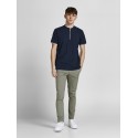 JACK & JONES Spring Polo M. lynlås - New Navy