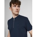 JACK & JONES Spring Polo M. lynlås - New Navy