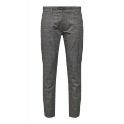 Only & Sons Mark Performance Chino Bukser - Grey Pinstripe