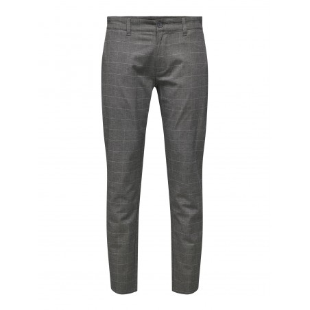 Only & Sons Mark Performance Chino Bukser - Grey Pinstripe
