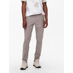 Only & Sons Mark Performance Chino Bukser - Chinchilla