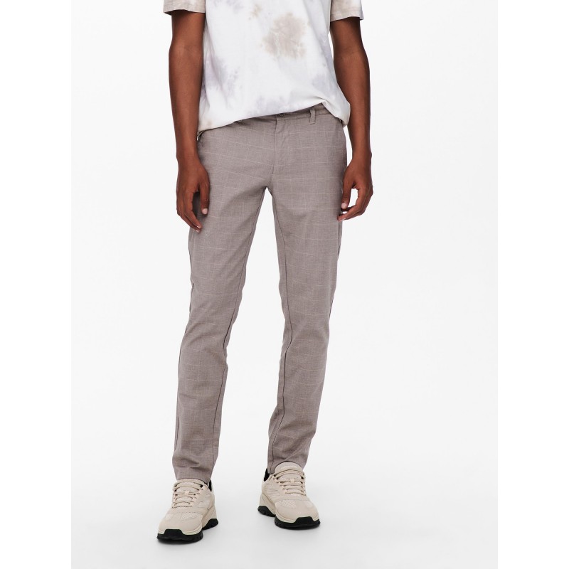 Only & Sons Mark Performance Chino Bukser - Chinchilla
