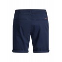 JAKC & JONES Plus Bowie Solid Shorts - Navy Blazer