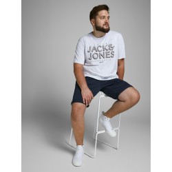 JAKC & JONES Plus Bowie Solid Shorts - Navy Blazer