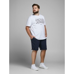 JAKC & JONES Plus Bowie Solid Shorts - Navy Blazer