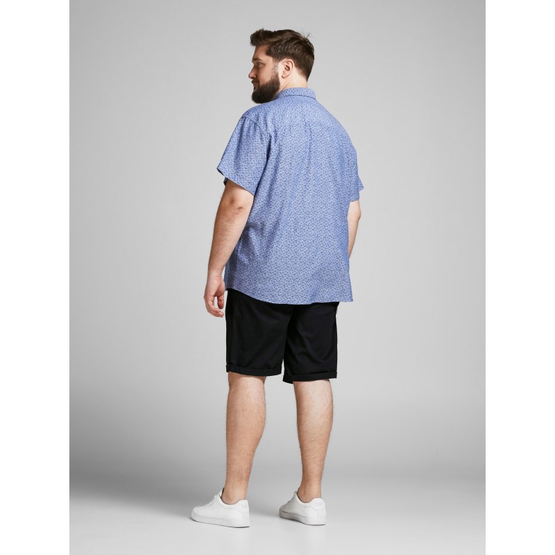 JACK & JONES Plus Bowie Solid Shorts - Sort
