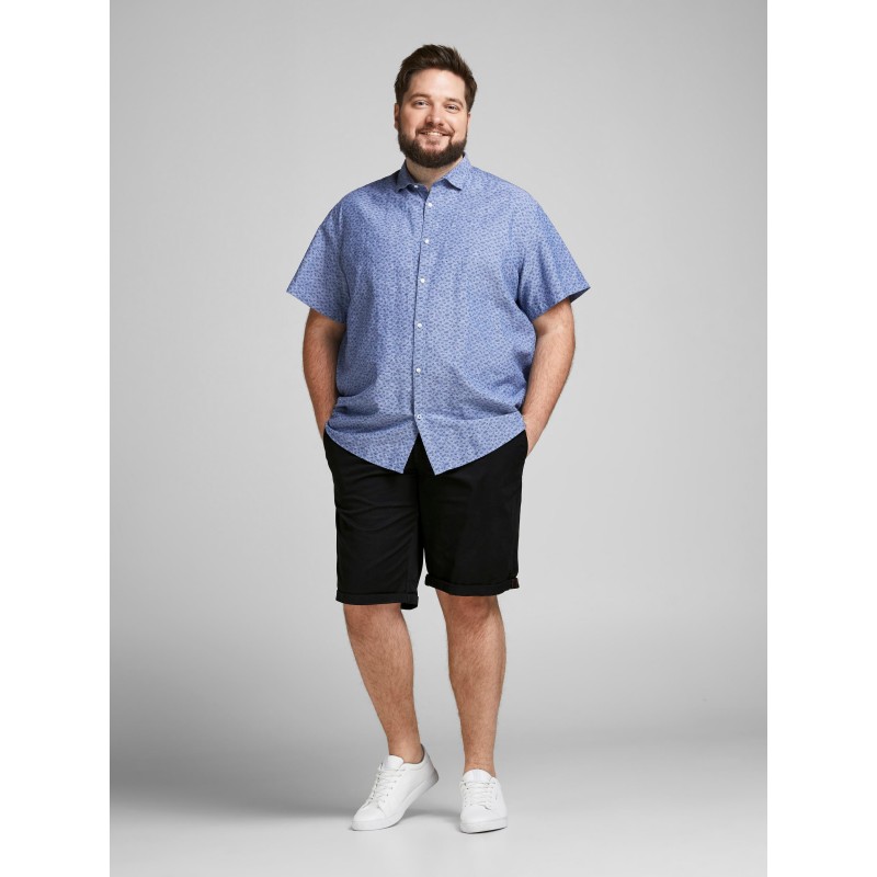 JACK & JONES Plus Bowie Solid Shorts - Sort