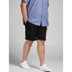 JACK & JONES Plus Bowie Solid Shorts - Sort