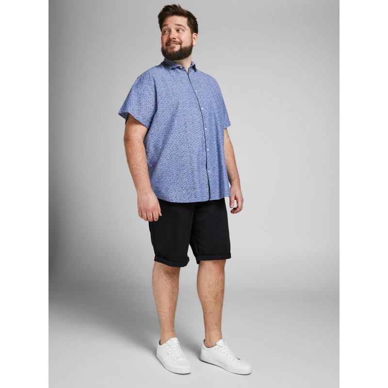 JACK & JONES Plus Bowie Solid Shorts - Sort