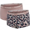 Hummel kids Carolina hipsters 2-pak- Woodrose / Black iris