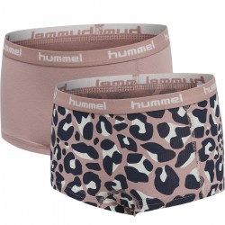 Hummel kids Carolina hipsters 2-pak- Woodrose / Black iris