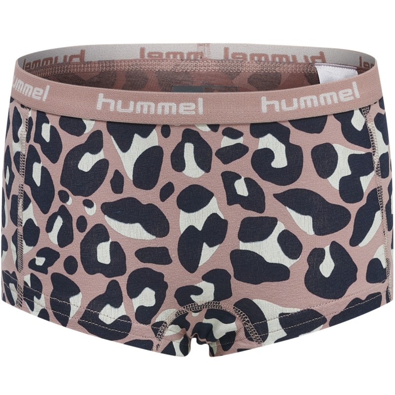 Hummel kids Carolina hipsters 2-pak- Woodrose / Black iris