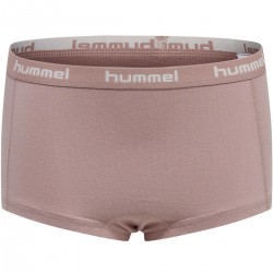 Hummel kids Carolina hipsters 2-pak- Woodrose / Black iris