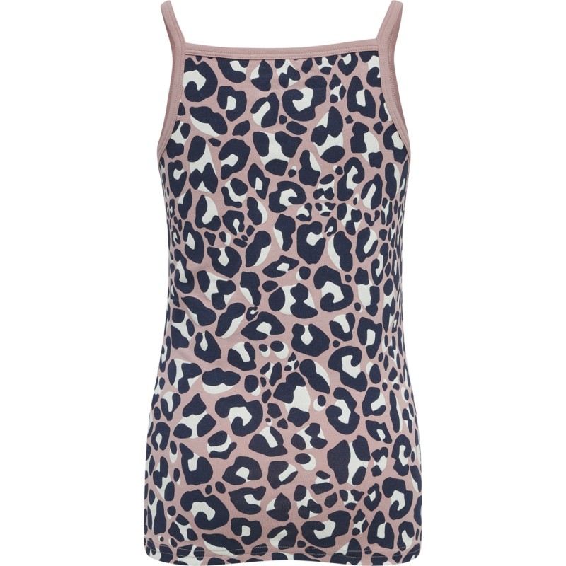 HUMMEL Kids Carolina Strop Top 2-Pak  - Woodrose / Black Iris