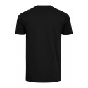 Solid Rock kortærmet v-hals T-shirt - True Black