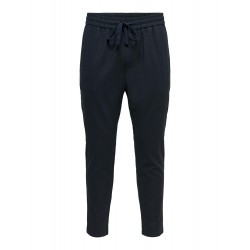 ONLY & SONS Linus Crop Hør Bukser - Dark Navy