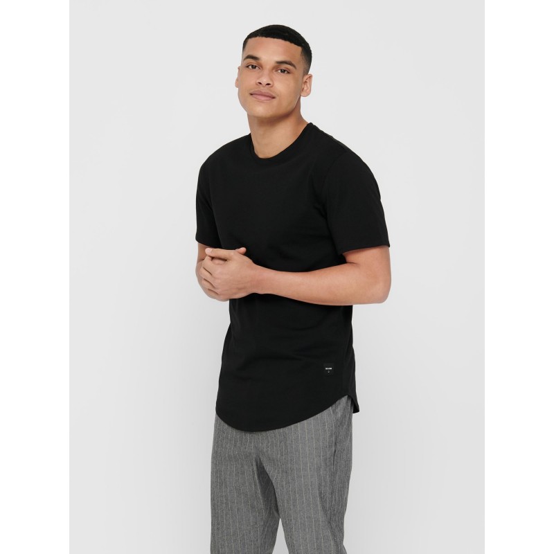 ONLY & SONS Matt Longy T-shirt - Sort