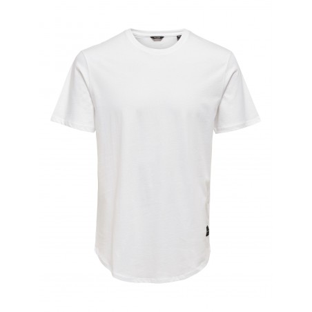 ONLY & SONS Matt Longy T-Shirt - Hvid
