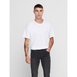 ONLY & SONS Matt Longy T-Shirt - Hvid