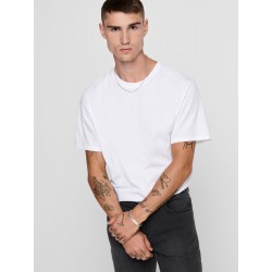 ONLY & SONS Matt Longy T-Shirt - Hvid