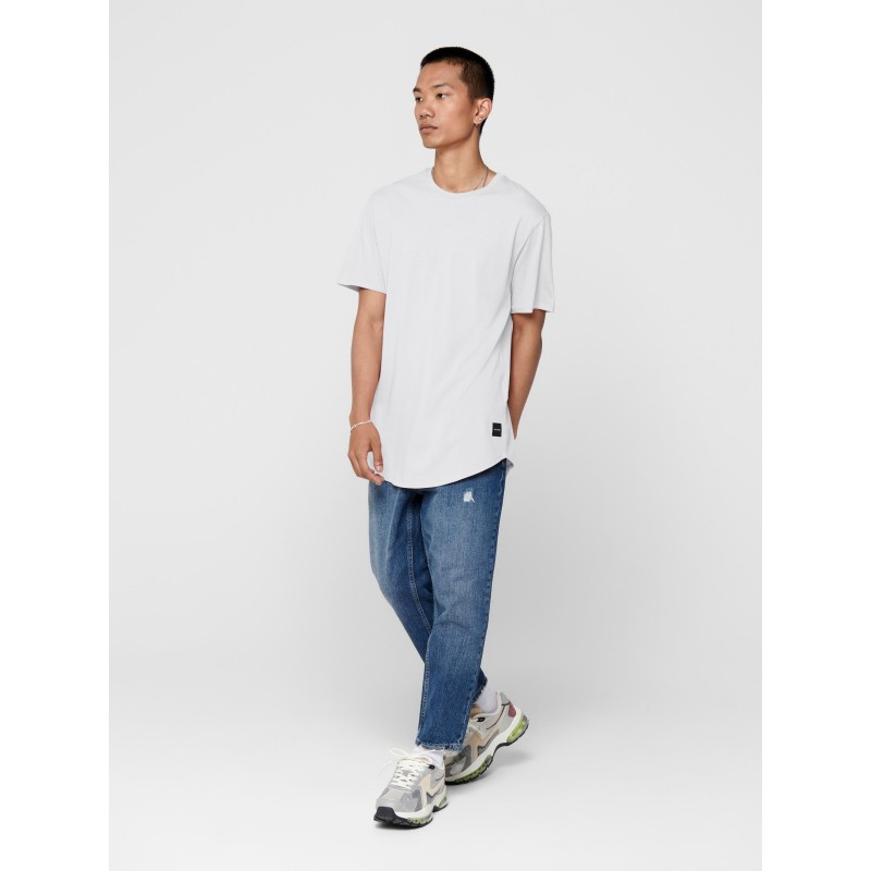 ONLY & SONS Matt Longy T-Shirt - Hvid
