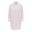 Only Mathilde oversized bomulds skjorte - Parfait Pink