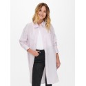 Only Mathilde oversized bomulds skjorte - Parfait Pink