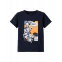 Name It Kids Malte Marvel T-shirt - Dark Sapphire