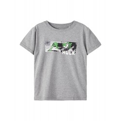 Name It Kids Malte Marvel T-shirt - Grey Melange