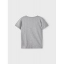 Name It Kids Malte Marvel T-shirt - Grey Melange