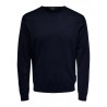 ONLY & SONS Wyler L/S Striktrøje - Dark Navy