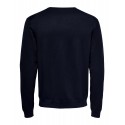 ONLY & SONS Wyler L/S Striktrøje - Dark Navy