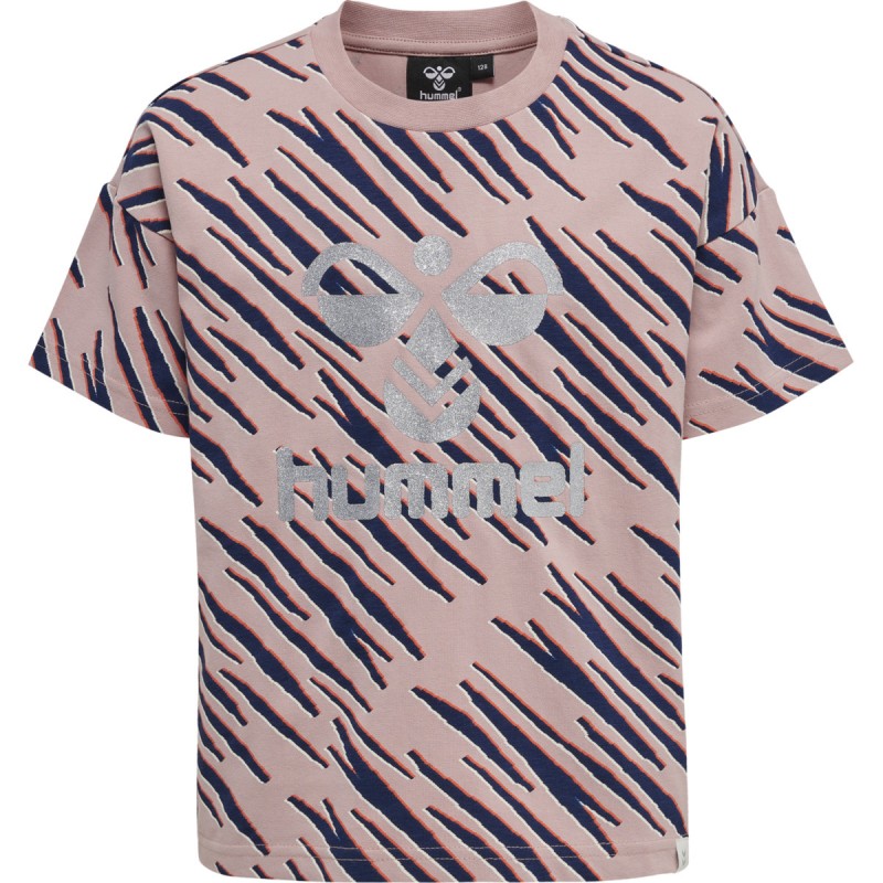 Hummel Amelia kortærmet t-shirt - Woodrose