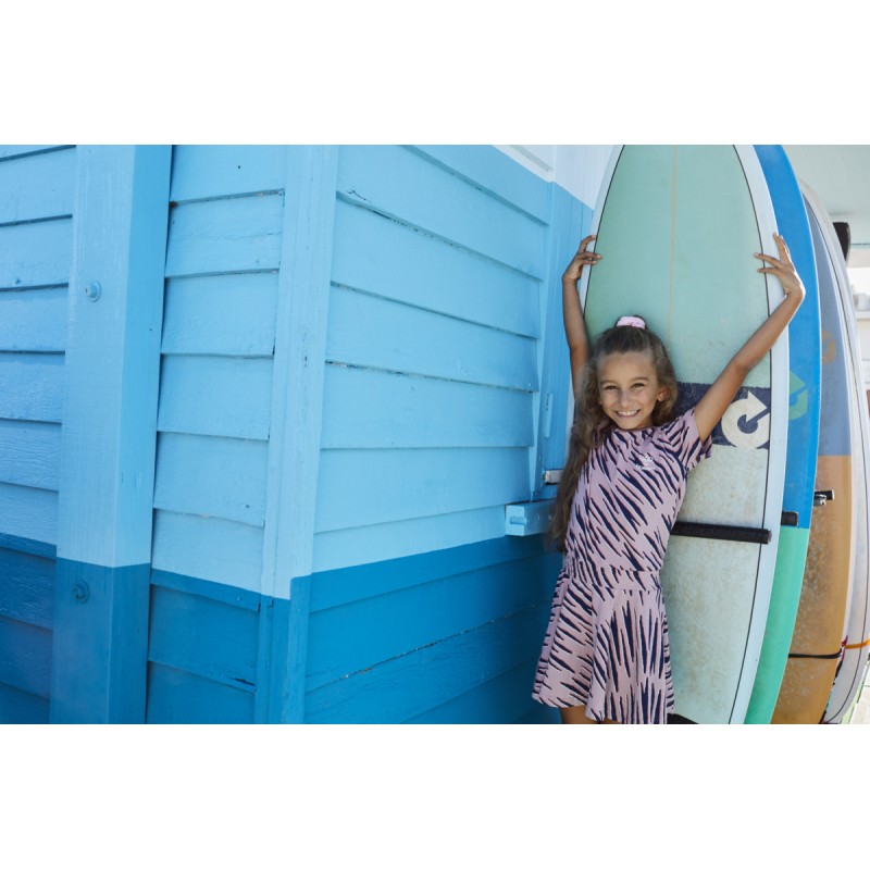 Hummel Amelia kortærmet kjole - Woodrose