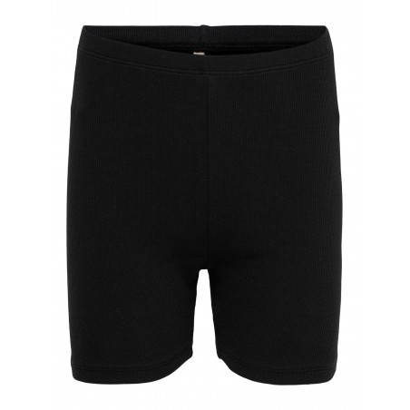 Kids ONLY Clean rib cykelshorts - Sort