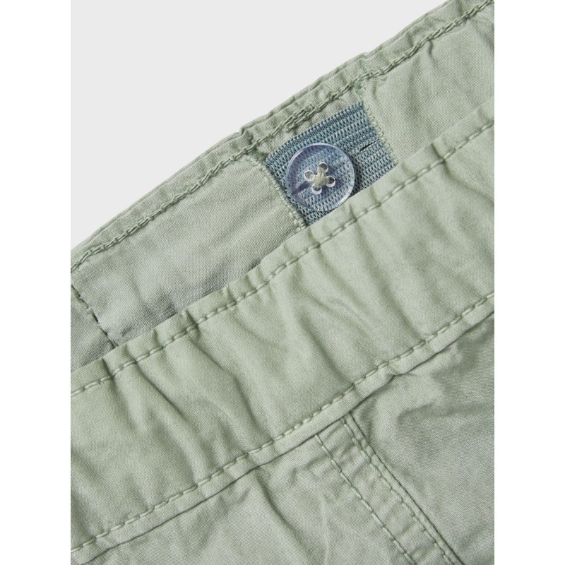 Name It mini Ryan twill cargo shorts - Iceberg Green