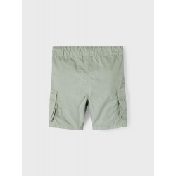 Name It mini Ryan twill cargo shorts - Iceberg Green
