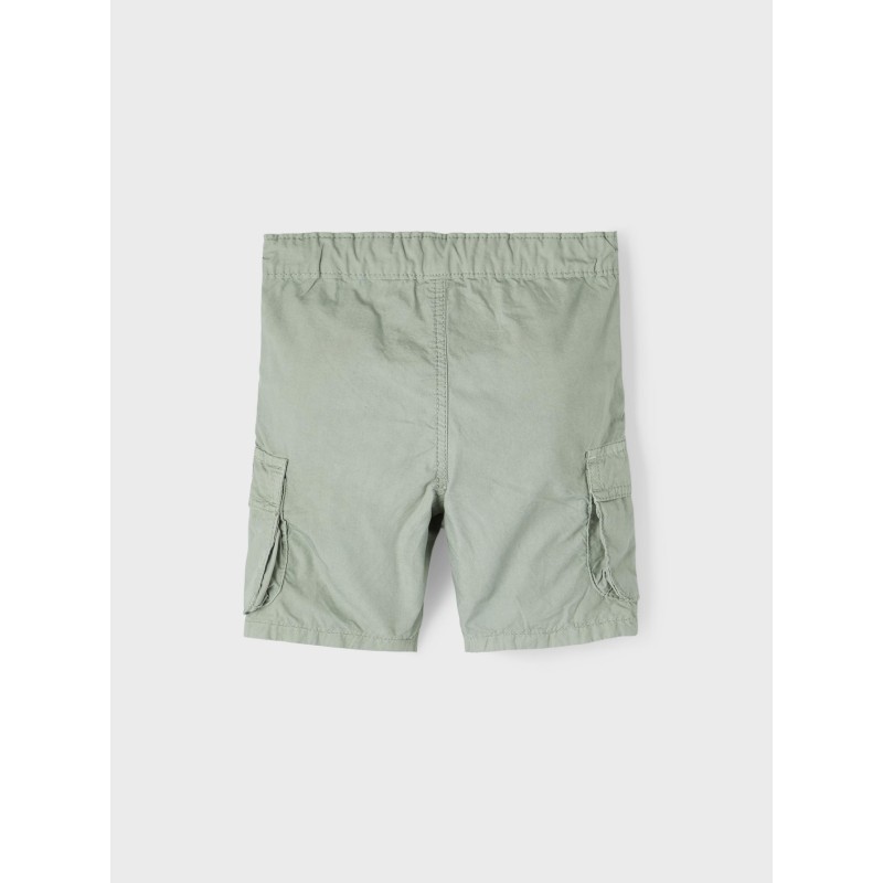 Name It mini Ryan twill cargo shorts - Iceberg Green