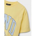 LMTD Kids Dend kortærmet T-shirt m. mønster - Mellow Yellow