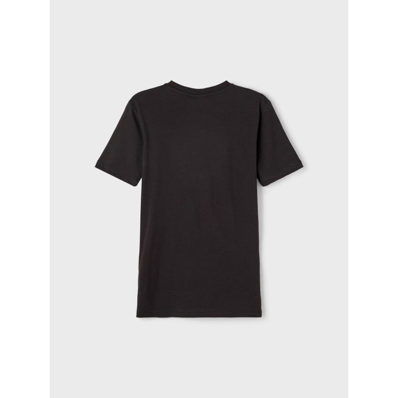 LMTD Kids Dend kortærmet T-shirt m. mønster - Sort