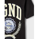 LMTD Kids Dend kortærmet T-shirt m. mønster - Sort