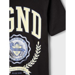 LMTD Kids Dend kortærmet T-shirt m. mønster - Sort