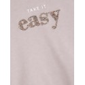 NAME It Kids Flonia "Take it easy" sweatshirt - Violet Ice