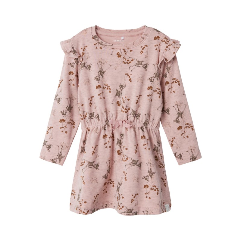 Name It Mini Bambi langærmet kjole - Pale Mauve