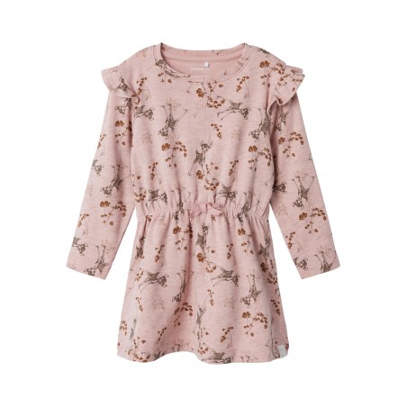 Name It Mini Bambi langærmet kjole - Pale Mauve
