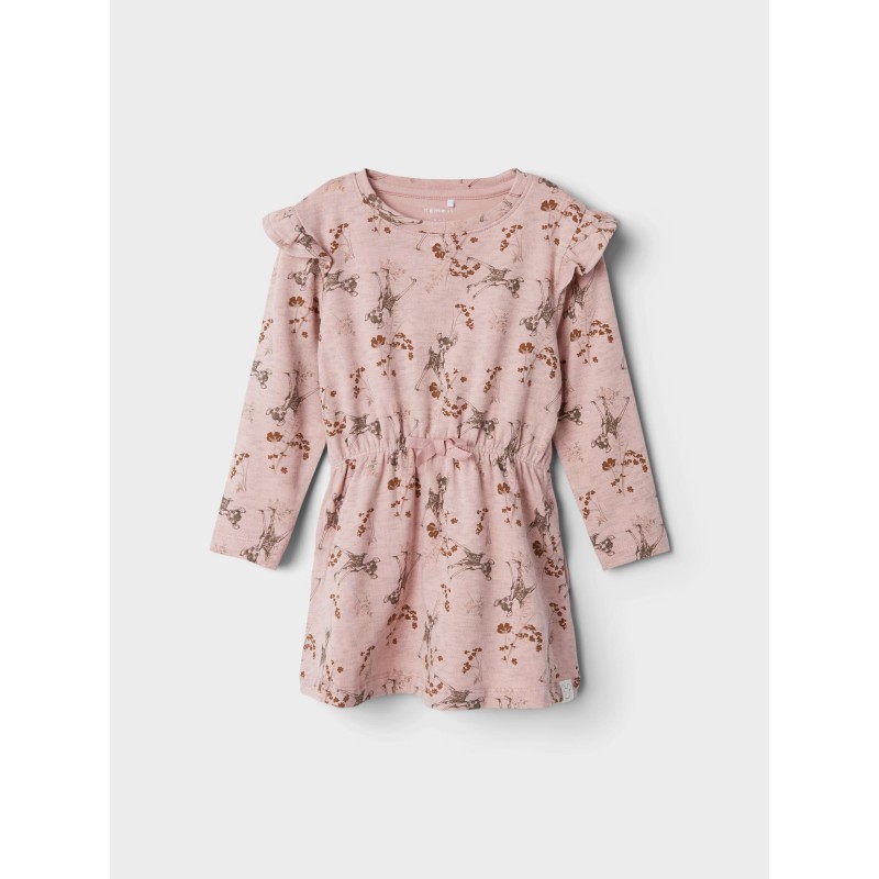 Name It Mini Bambi langærmet kjole - Pale Mauve