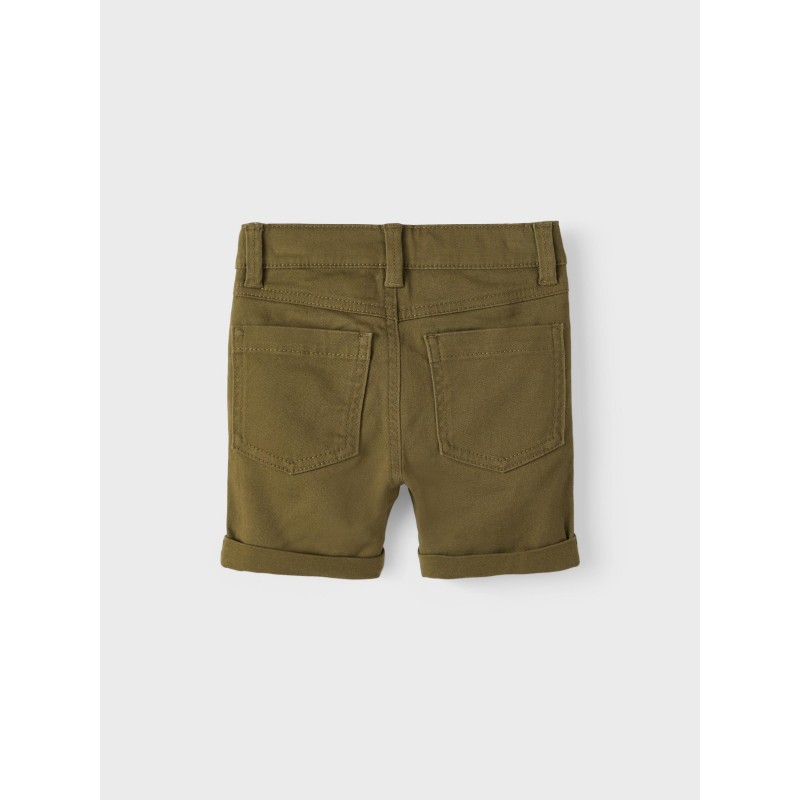 Name It kids Sofus slim fit twill shorts - Olive Night